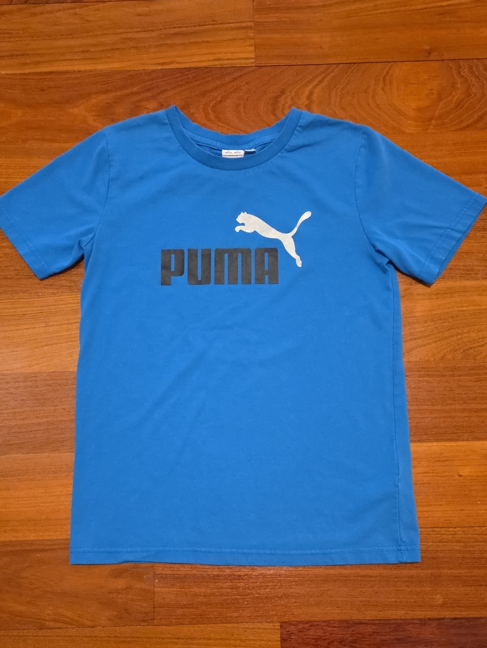 Puma Boys Blue T-Shirt, Size M